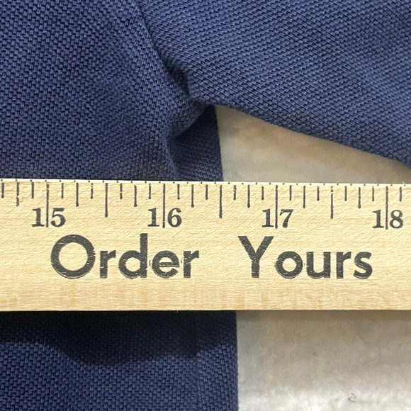 Polo Ralph Lauren Shirt Boys Large 14/16 Blue Yellow Big Pony Rugby Heritage - Picture 8 of 10